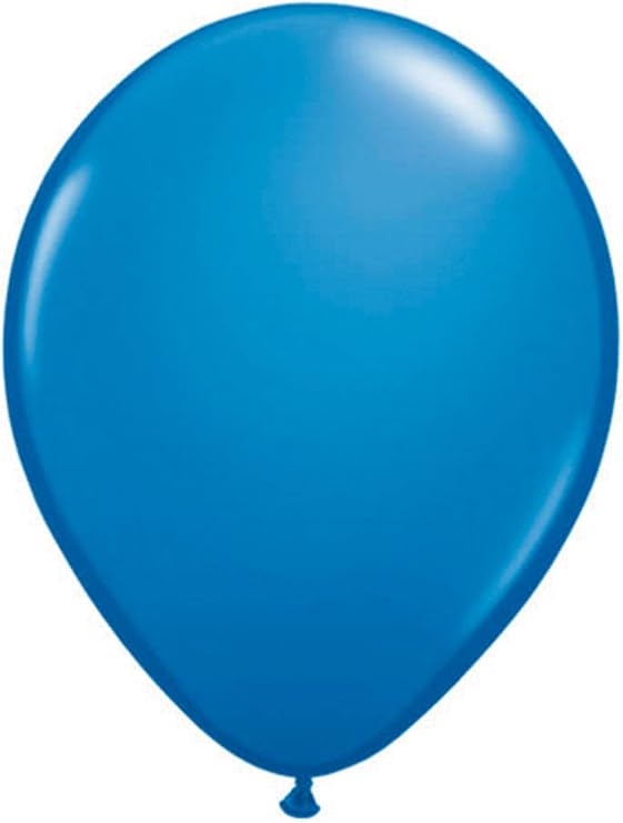 Qualatex 43553 Dark Blue Latex Balloons, 5", Dark Blue, Pack of 100