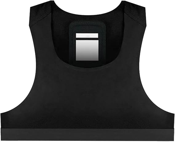 Soccer Tracker Vest with Positioning Tracker Pocket, Breathable Polyester, Soccer Training for Men and Women, Size S