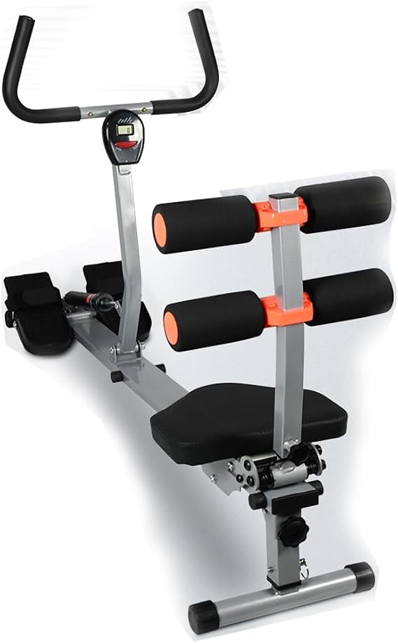 Rowing Machines for Home Use Adjustable Magnetic Resistance Rowing Machine Foldable and Compact Row Machine Rower with Adjustable Resistance, Hyper-Quiet Rower Machine Supports 300Lbs