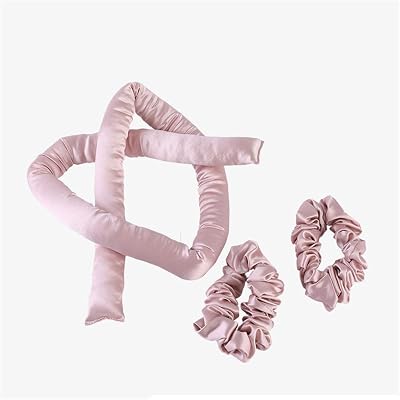 Heatless Silk Curling Iron,Wave Formers Hair Curlers,Flexible Hair Roller,1 Curling Iron 2 Hair Rings