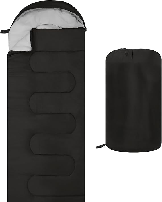 Sleeping Bags, Lightweight Camping Sleeping Bag for Adults, Kids, Hiking, Outdoor, Travel, Cold Weather & Warm
