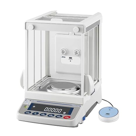 A&D Weighing GX-124AE 122 g, 0.0001 g, Apollo Analytical Balance with Internal Calibration and Built-in Ionizer -