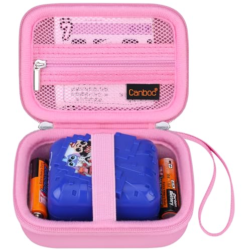 Canboc Hard Carrying Case for Bitzee MagicalsBitzee DisneyBitzee Interactive Toy Digital Pet, Virtual Electronic Pets Kids Toys Storage Bag, Pink Case Only