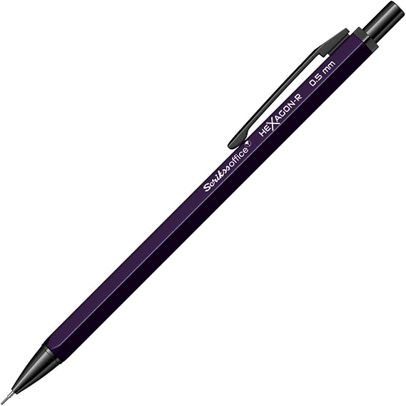 Scrikss Office Hexagonr Mekanik Kurşun Kalem Mor 0.5 Mm