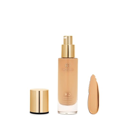 New HD Matte Finish Foundatio.n | Long Lasting Full Coverage Liquid Foundatio.n | Oil Control Foundatio.n | Blend easily for flawless look | Poreless Liquid Foundatio.n | (Light 20)