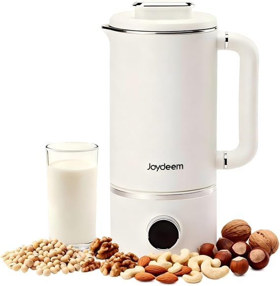 Joydeem JD-PB8200 Compact Blender with 10 Menus, Quiet Cooking Blender for Soymilk, Paste & Juice, 304 Stainless Steel, 12H Preset, 600ml