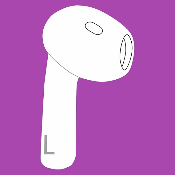 OEM A3050 A3053 A3054 One Left Earbuds Replacement for AirPod (4th Generation), Single Left Ear Side Only, Compatible with Original AirPods 4 A3058 Charging Case (Not for ANC Version)