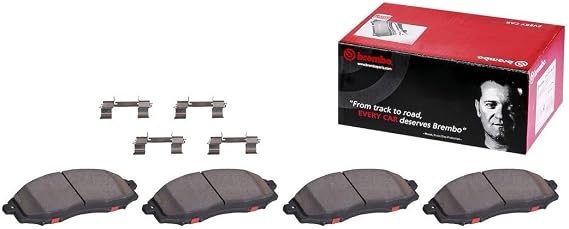 Brembo P56046N Premium Ceramic Rear Disc Brake Pad Set FENGSHEN/INFINITI/NISSAN/NISSAN (DFAC)/RENAULT/SAMSUNG/SUZUKI OE# 44060EG00K