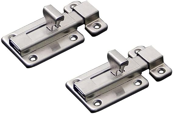 Stainless Steel Door Latch Sliding Lock Barrel Bolt (2-1/2")