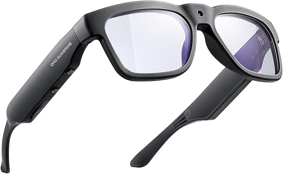 OHO 4K Ultra-Lightweight Smart Glasses, AI Chat & Real-Time Translation, Record-While-Charging, OHO App Supported, UV400