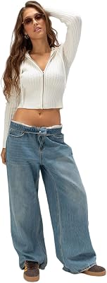 Rsq Womens Low Rise Ultra Baggy Jeans