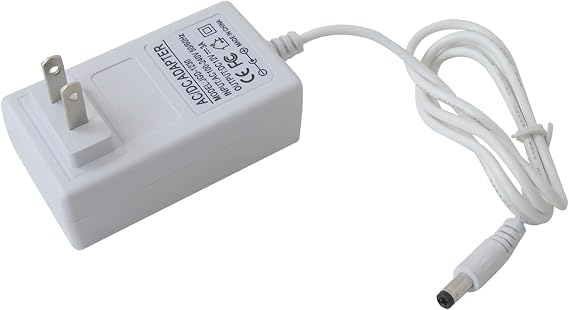 3.28ft Power Cord AC Adapter Charger with LED Indicator Fit for RockaRoo Baby Swing, for Mamaroo Model 1037/1026/4M-005