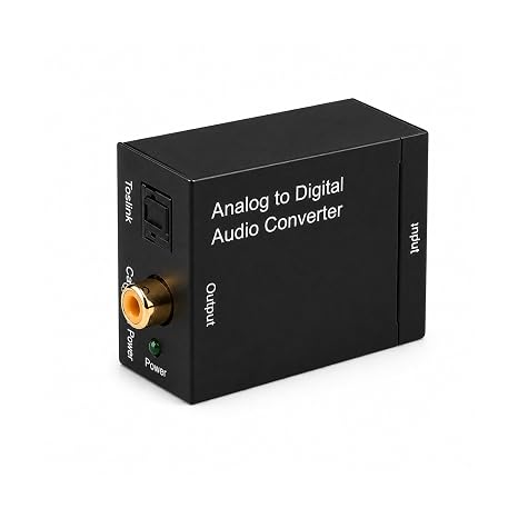 Microcase Analog Ses Dijital Ses Çevirici 48kHz Toslink Coaxial Destekli Çevirici AL5751