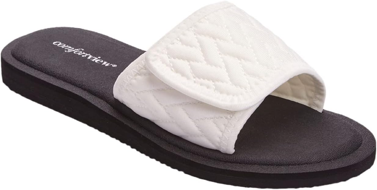 Comfortview Women's The Palmer Slip On Sandal (Wide Widths Available)
