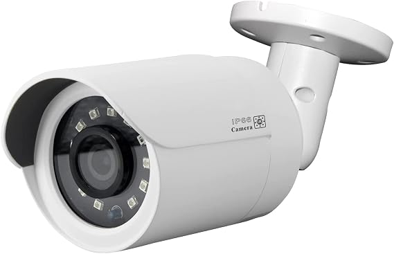Real HD 4MP PoE IP Bullet Outdoor Camera, 2.8mm Wide Angle, H.265, IP66 Weatherproof, Compatible with Uniview NVR