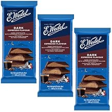 E.Wedel Dark Chocolate Pack of 3 | Extra Dark Chocolate Gift | Made in Poland | Cocoa from Ghana (Espresso)