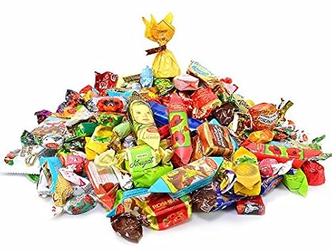 Gourmet Russian & Ukrainian Chocolate Candy Assortment (4 Lbs (64oz))