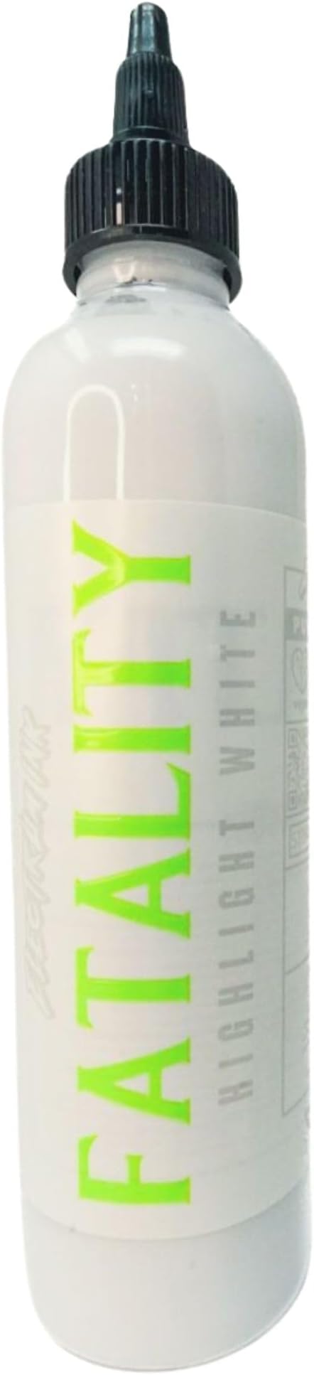 Electrum Fatality White Tattoo Ink Professional Quality, Vegan-Friendly, Long-Lasting Pigment, Ideal for Lining, 8 oz Bottle