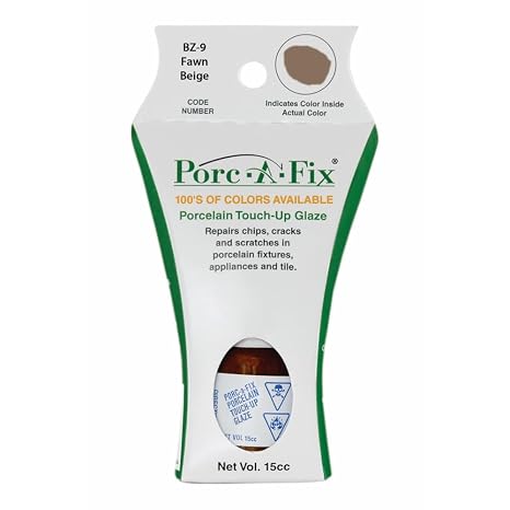Porc-A-Fix Touch Up Repair Glaze Paint to Match Bootz, Fawn Beige - BZ-9