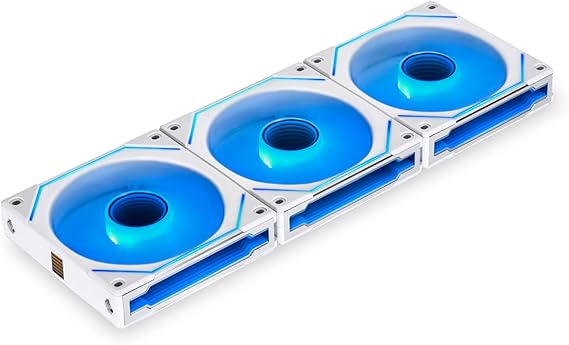 Lian Li UNI Fan SL-INF 120 RGB Infinity Mirror ARGB Fan 120mm White 3-Pack Controller