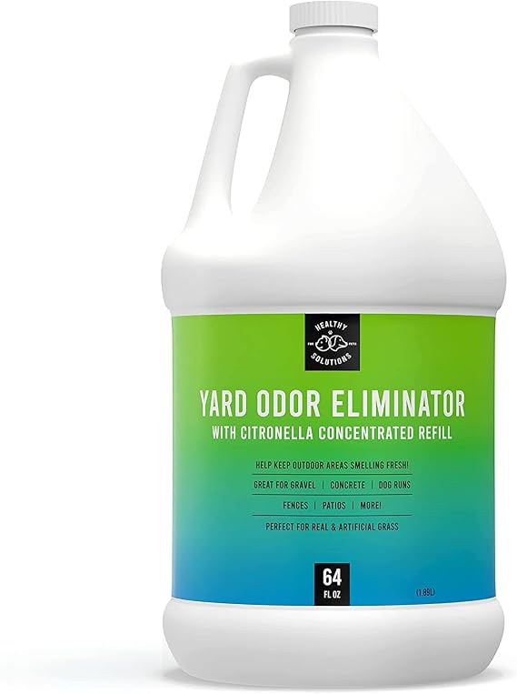 Healthy Solutions Yard Odor Eliminator for Dogs Plus Citronella - 64 fl oz