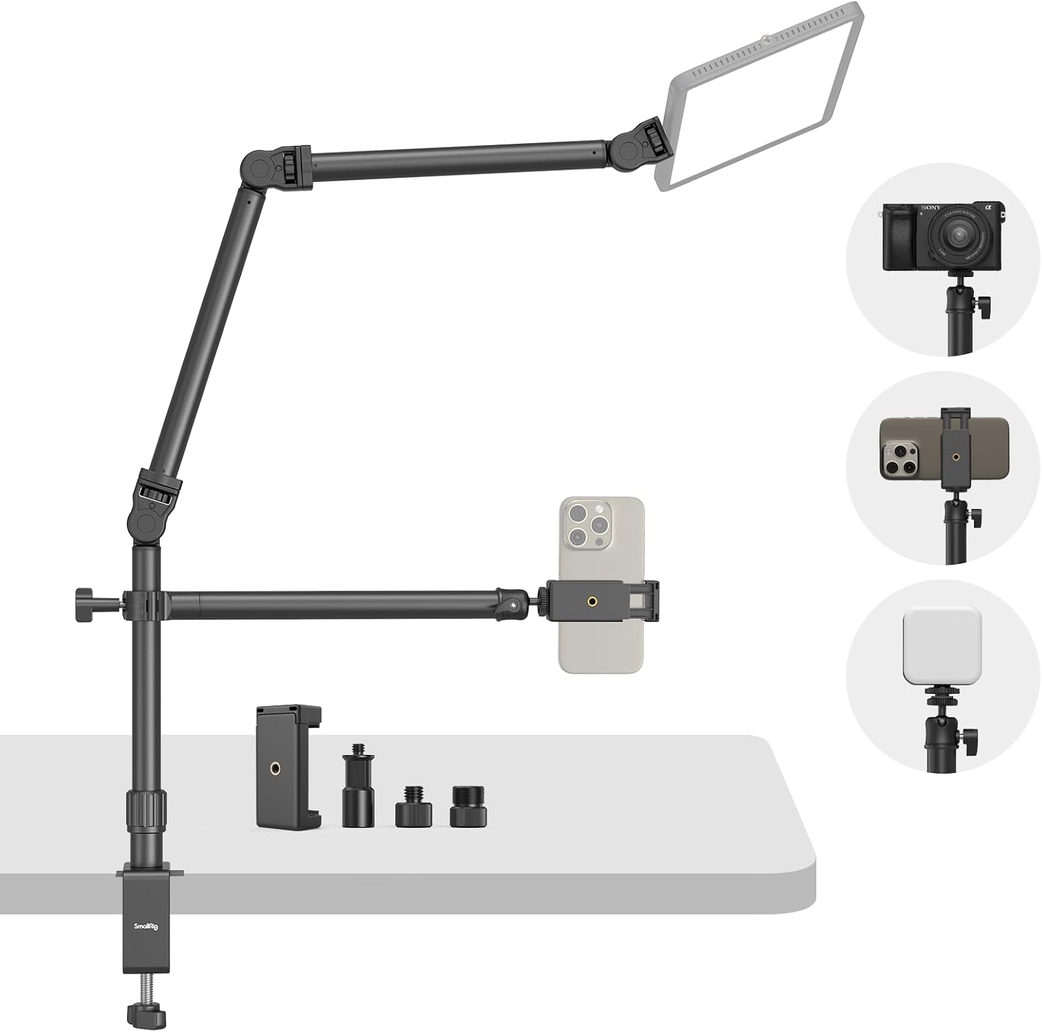 SmallRig 4456 DT-50 Canlı Yayın Masaüstü Braketi