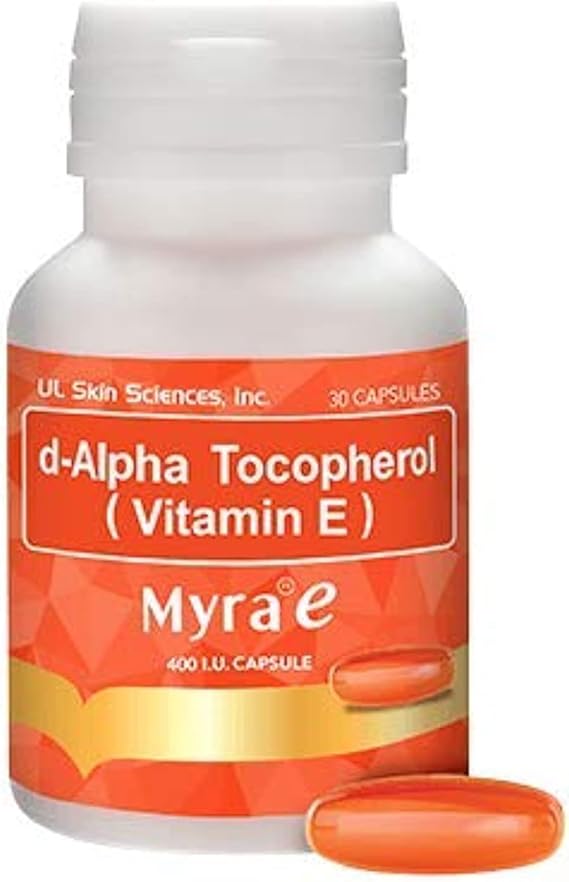 30 Capsules Myra E 400 IU Vitamin E