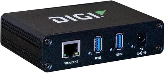 Digi International AW02-G300 AnywhereUSB 2 Plus Remote USB 3.1 Hub with 2 Type A USB Connectors Networking Modules