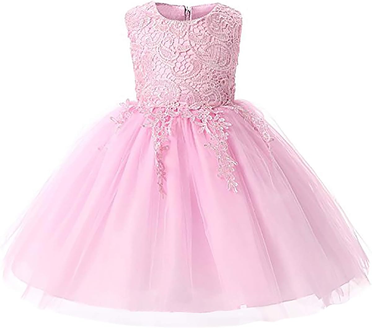 Kamo Girl Embroidered Sleeveless Lace Tutu Princess Dress