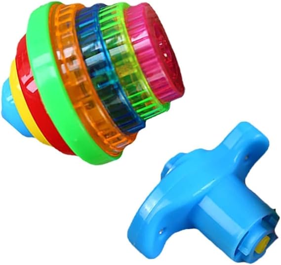 Multicolour Spinning Top Light up Flashing Spinning Tops Gyroscope with Light up Top Spinner Light Up Spinning Top for Gift