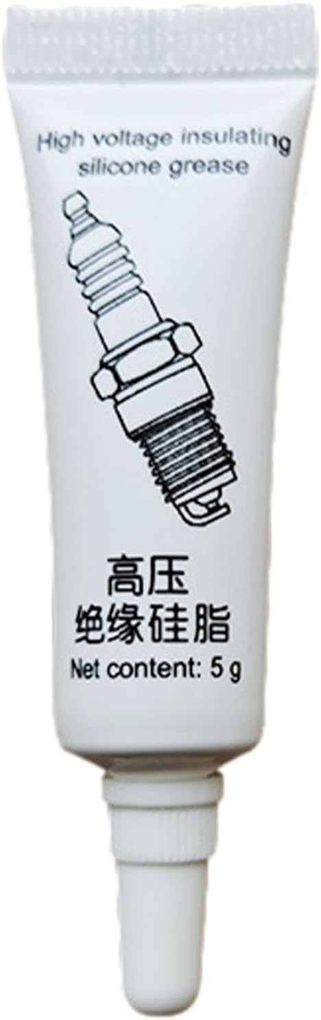 Spark Plug Grease | Waterproof High Voltage Insulated Silicone Grease - Insulation Grease Spark Plug High Voltage Insulation Silicone Grease 5g Insulation Lubrication Silicone Grease Electronics White