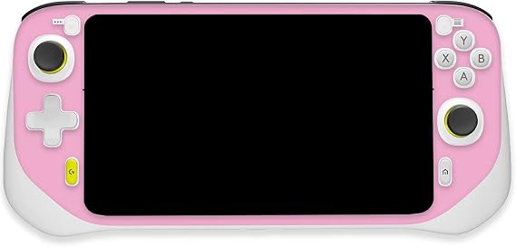 MightySkins Skin Compatible with Logitech G Cloud Gaming Handheld - Solid Pink | Protective, Durable, and Unique Vinyl Decal wrap Cover | Easy to Apply, Remove, and Change Styles | Made in The USA