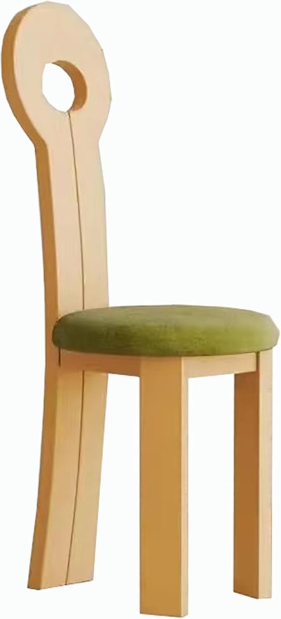 Counter Stools Kitchen Stools with Wooden Low Back, Cotton and Linen Fabrics for Bedroom, Living Room Dining Room(Wood Color)