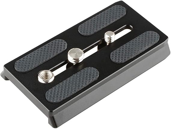 CAMVATE Camera Quick Release Base Plate with 1/4" & 3/8" Threads Compatible with Manfrotto577/ 501/504 Tripod - 2149
