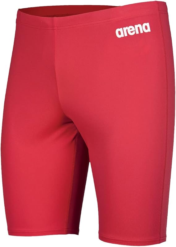 arena Solid Team Men's Jammer Quick-Dry Swimming Trunks Men's Swimwear MaxLife Eco Fabric with Maximum Chlorine Resistance and UPF 50+ UV Protection
