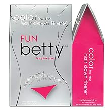 Fun Betty - Hair Color for the Hair Down There Kit, Hot Pink (3-Pack)