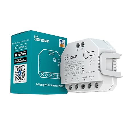 Sonoff Dual R3 Akıllı Röle | DR3