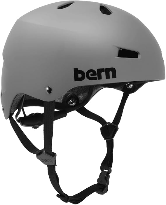 Bern Macon Classic Bike Helmet for Men and Women, Multisport Certified, MIPS Matte Black, Medium