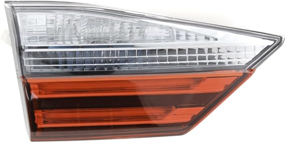 Tail Light Halogen Driver Inner Side Clear & Red Lens W/Bulb Tail Lamp 16583499 8159133300-PFM