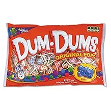 Spangler 60 Dum-Dum-Pops Assorted Flavors Individually Wrapped 300/Pack