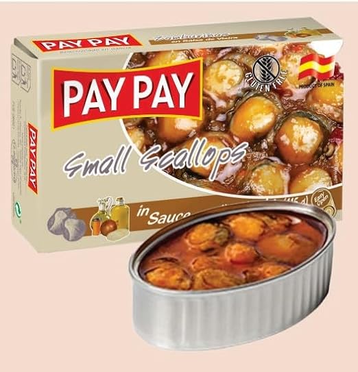 Small Scalops in Sauce 4oz (115g) Pack of 3