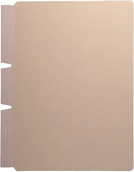 Ecom Folders Protective Manila File Dividers, 11 pt, 5 pack