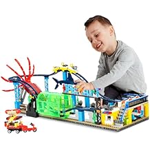 Roller Coaster Building Blocks Set (1308PCS), Compatible with Lego Sets for Boys 8-14, Friends Aquarium Theme Building Kit with Sharks & Cuttlefish Building Toys Gift for Girls