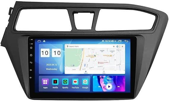 Android car Radio for Hyundai I20 2015-2017,9 inch Car Stereo Touch Screen Upgrade with Wireless CarPlay/Android Auto GPS Navigation WiFi FM Radio Head Unit,2G+32G