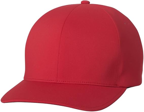 Flexfit Men's Delta Seamless Cap, Red, S/M
