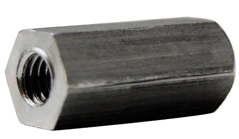 Small Parts 140808HFA Aluminum Female Threaded Hex Standoff, 1/4" Hex Size, 1/2" Length, 8-32 Thread Size (Pack of 25)