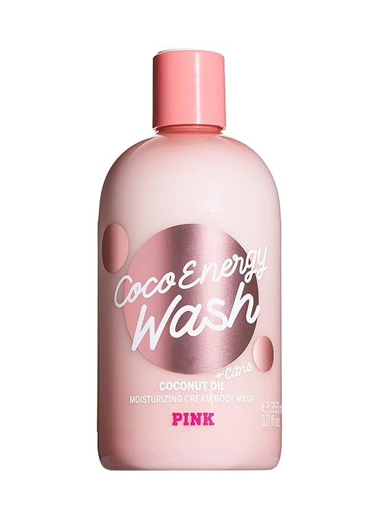 Victoria's Secret PINK Coco Wash Coconut Oil Moisturizing Cream Body Wash 12 oz
