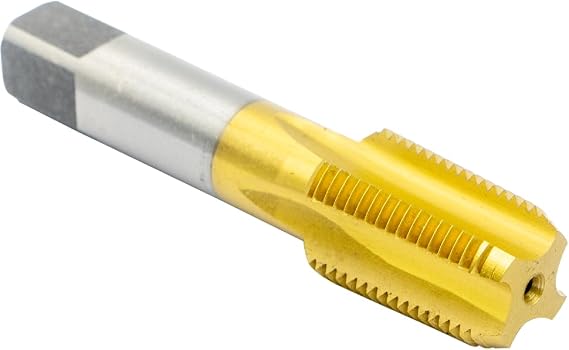 3/8-18 NPT Tap Pipe Thread, M35 Cobalt Steel, Extra Hard, Industrial Grade for Heavy-Duty Jobs, More Durable & Heat Resistant, Perfect for Stainless Steel - Ideal for DIY & Professionals