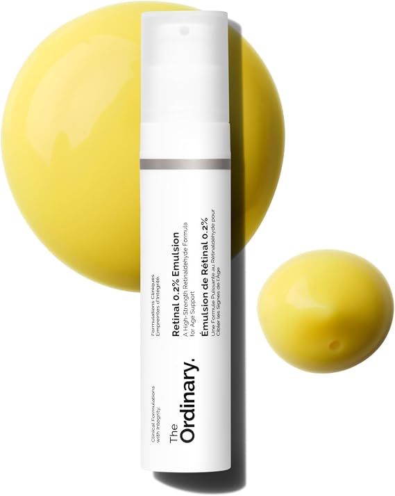 Retinal 0.2% Emulsion, High-Strength Retinoid Serum for Advanced Anti-Aging Support, 0.5 Fl Oz