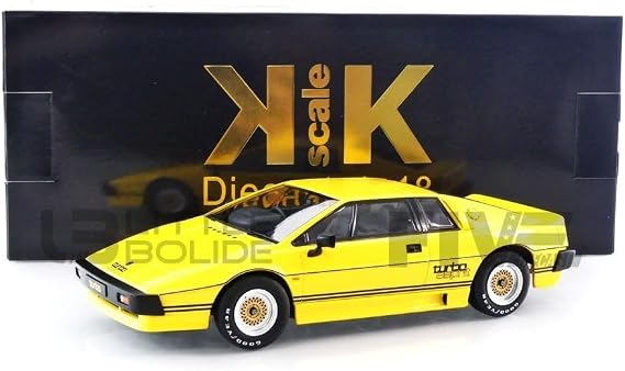 KK Scale KKDC181195 - Lotus Esprit Turbo Yellow 1981 - 1/18 Scale - Collectible Model